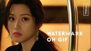 📙 :: how to add watermark on a GIF