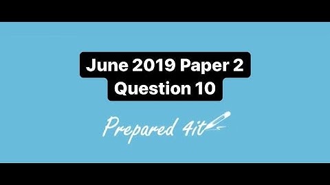 CXC (CSEC) Math Paper 2 | June 2019 Question 10