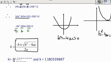 Intersection of  circle and tangen  NCEA Algebra  -Part 2