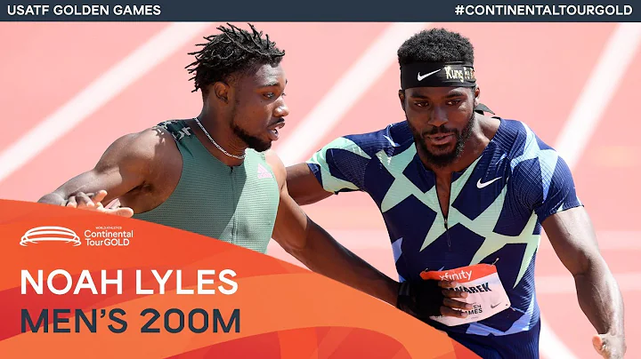 Noah Lyles beats Kenneth Bednarek over 200m | USAT...