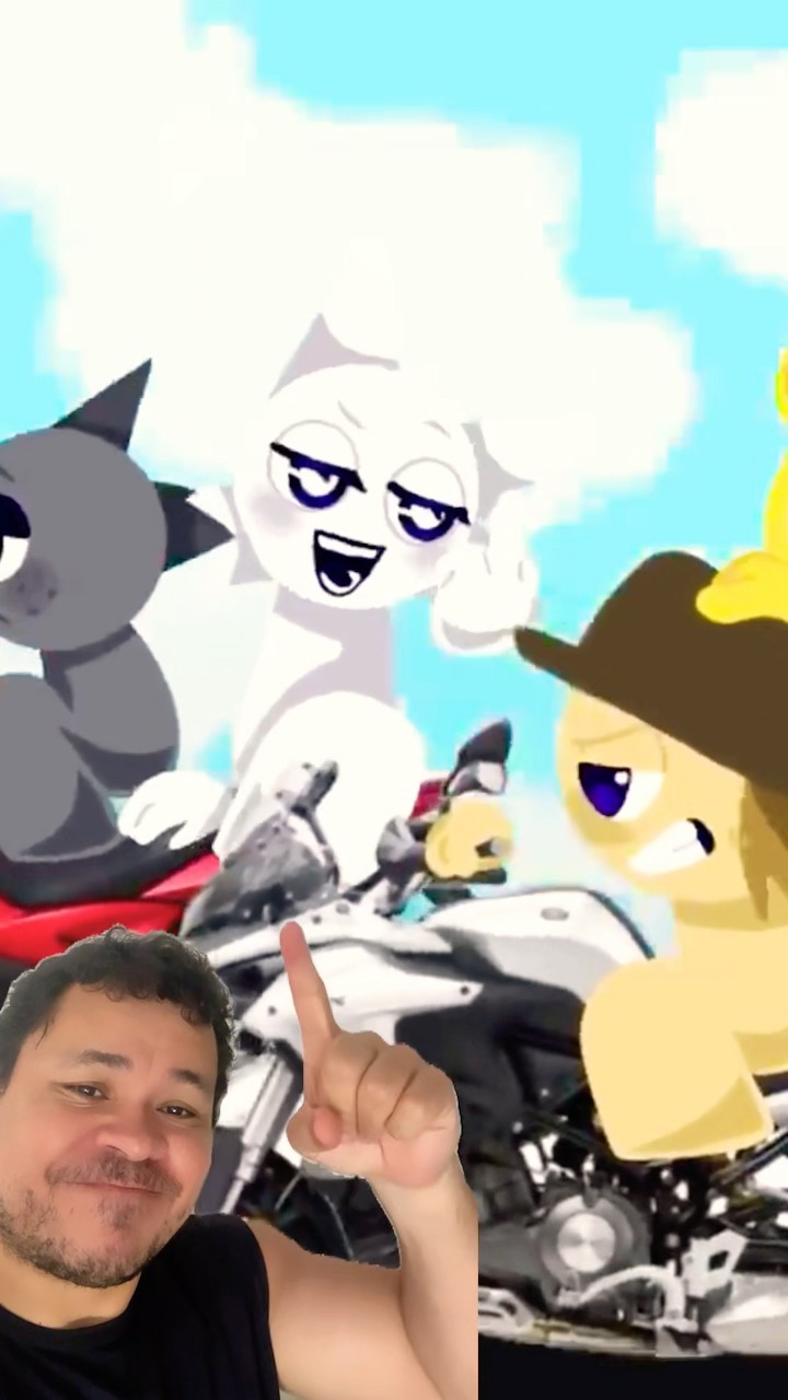 QUANDO VOCÊ TEM A MOTO MAIS POTENTE #mayumigames #sprunki #shortsvideo