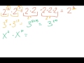 Simplifying Exponents and Powers