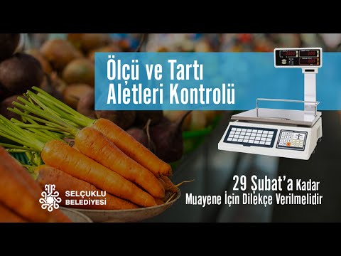 ÖLÇÜ VE TARTIDA SON BEYAN TARİHİ 29 ŞUBAT - Video Haber Web TR