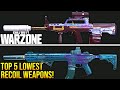 Call Of Duty WARZONE: New TOP 5 LOWEST RECOIL WEAPONS! (WARZONE Best Loadouts)