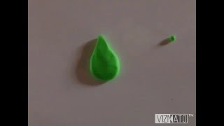 Simple Leaf Tutorial〜Polymer Clay