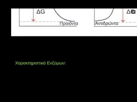 Βίντεο: Πώς δρουν τα ένζυμα ως καταλύτες;