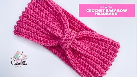 CROCHET easy BOW HEADBAND / Beginners