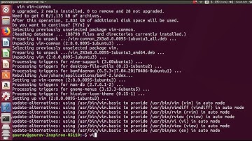 How to install vim editor in ubuntu