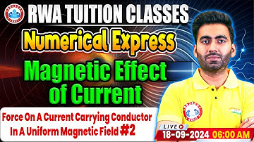 Magnetic Effect of Current | Class 12 Physics Numerical Express By Manish Sir