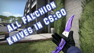 All Falchion Knives in CS:GO With All Skins