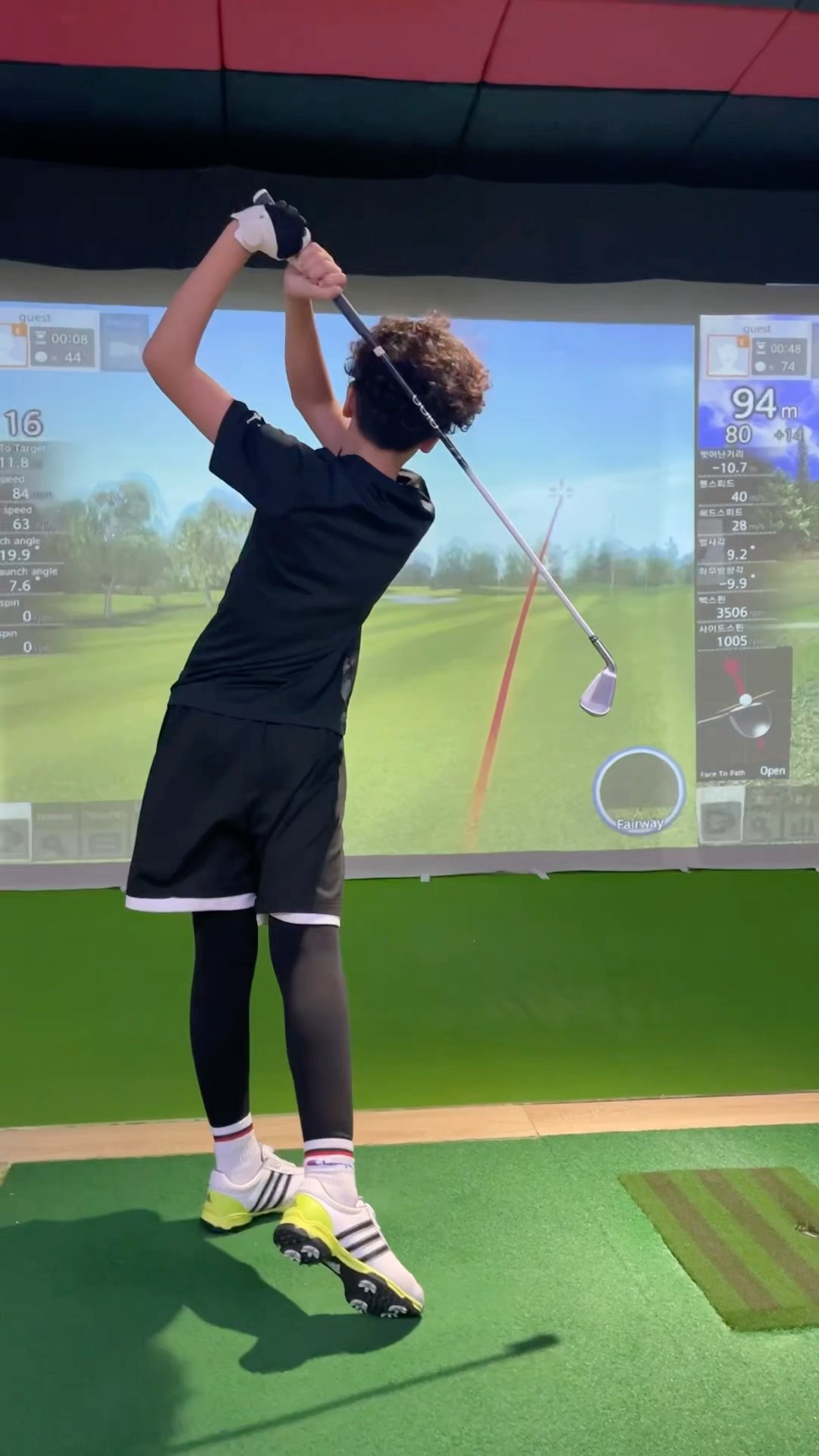 (Golf familyVN) em bé có đường bóng thẳng tắp ?#golf #shorts