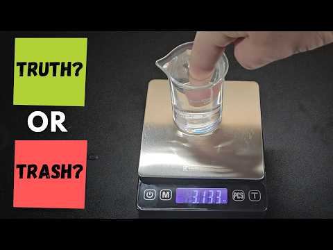 Does dipping your finger in water effect the weight on a scale? - 2 Truths & Trash - S2E8