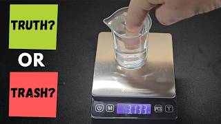 Does dipping your finger in water effect the weight on a scale?  2 Truths & Trash  S2E8