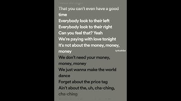 Thumbnail of Jessie J - Price Tag #jessiej #pricetag #lyrics #trending #trendingshorts #tiktok #shorts