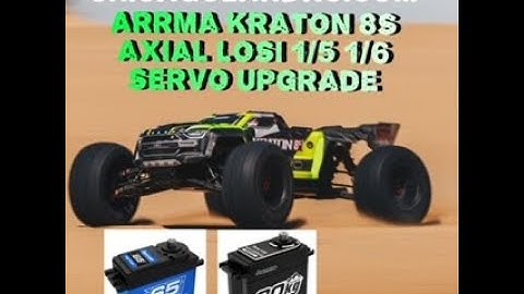 Power HD Servos for arrma kraton 8S axial scx6 super baja rey roven