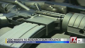 CDC wants to research gun violence