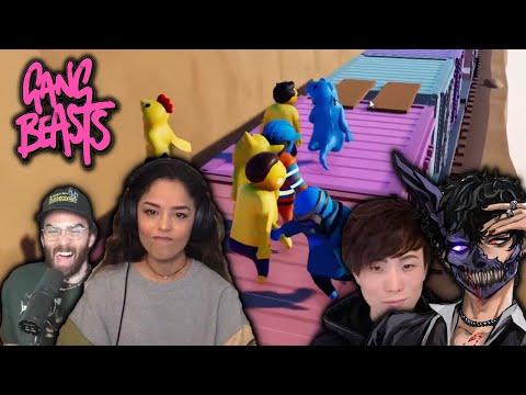 Thumbnail for HasanAbi allowed to play Gang Beasts with the cool kids [Rae, Has AND Sykkuno POV]
