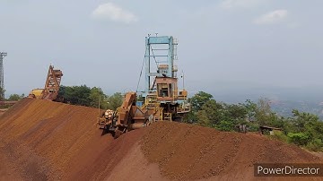 FL Smidth Bucket Wheel Reclaimer Operation - Iron Ore Mining