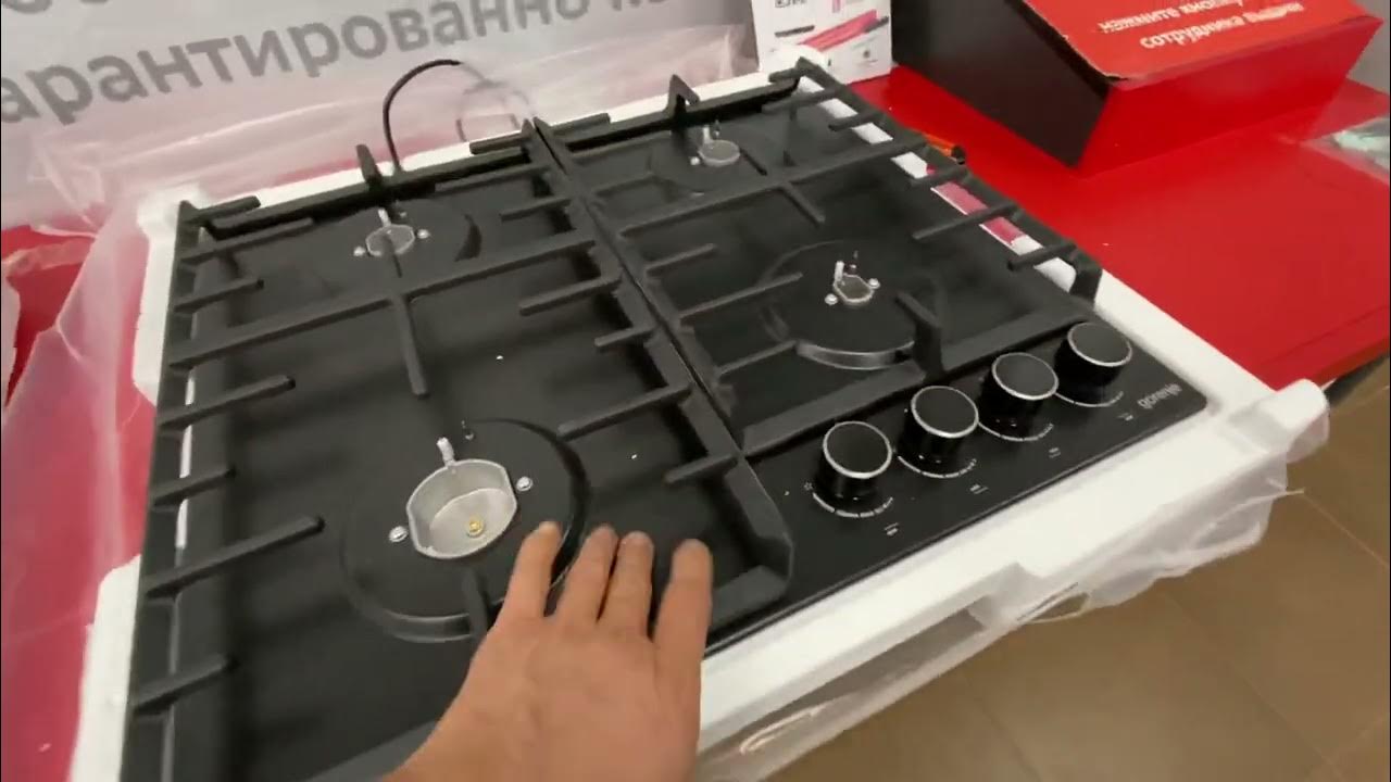 Газовая варочная поверхность , после разлетевшейся стеклянной -наконец ...