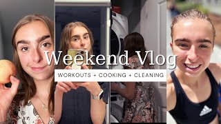 WEEKEND VLOG: marathon training, deep apartment clean + healthy meal ideas