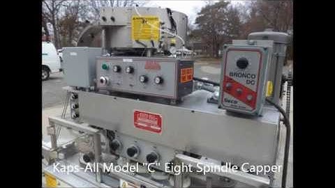 Kaps-All Model "C" Eight Spindle Capper