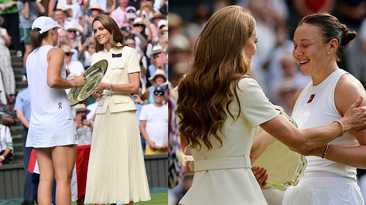 Princess Catherine hands Wimbledon trophy to women’s winner & consoles sobbing runner up