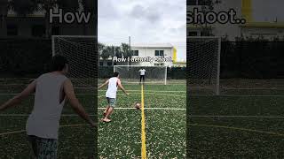 How I think I shoot vs How I actually shoot #football #soccer #viral #futbol #funny