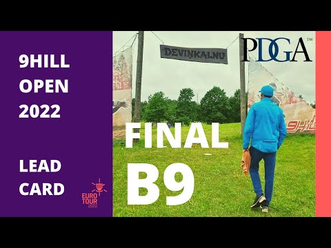 2022 PDGA Euro Tour #5 - 9 Hill Open | FINAL B9 Lead Card |  Jenny, Ruks, Kimmel, Sööl
