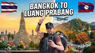 Laos Visa on Arrival, Immigration &amp; Avoid Airport Taxi Scams || Bangkok to Luang Prabang