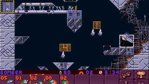 Lemmings 2 custom - Not so Glued to the Goal by Simon