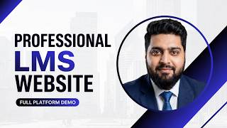Professional LMS Website Demo | Online Courses, Student Dashboard &amp; Certificates