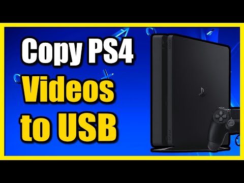 How to Copy Video Clips or Photos to USB drive on PS4 Console (Fast Method)