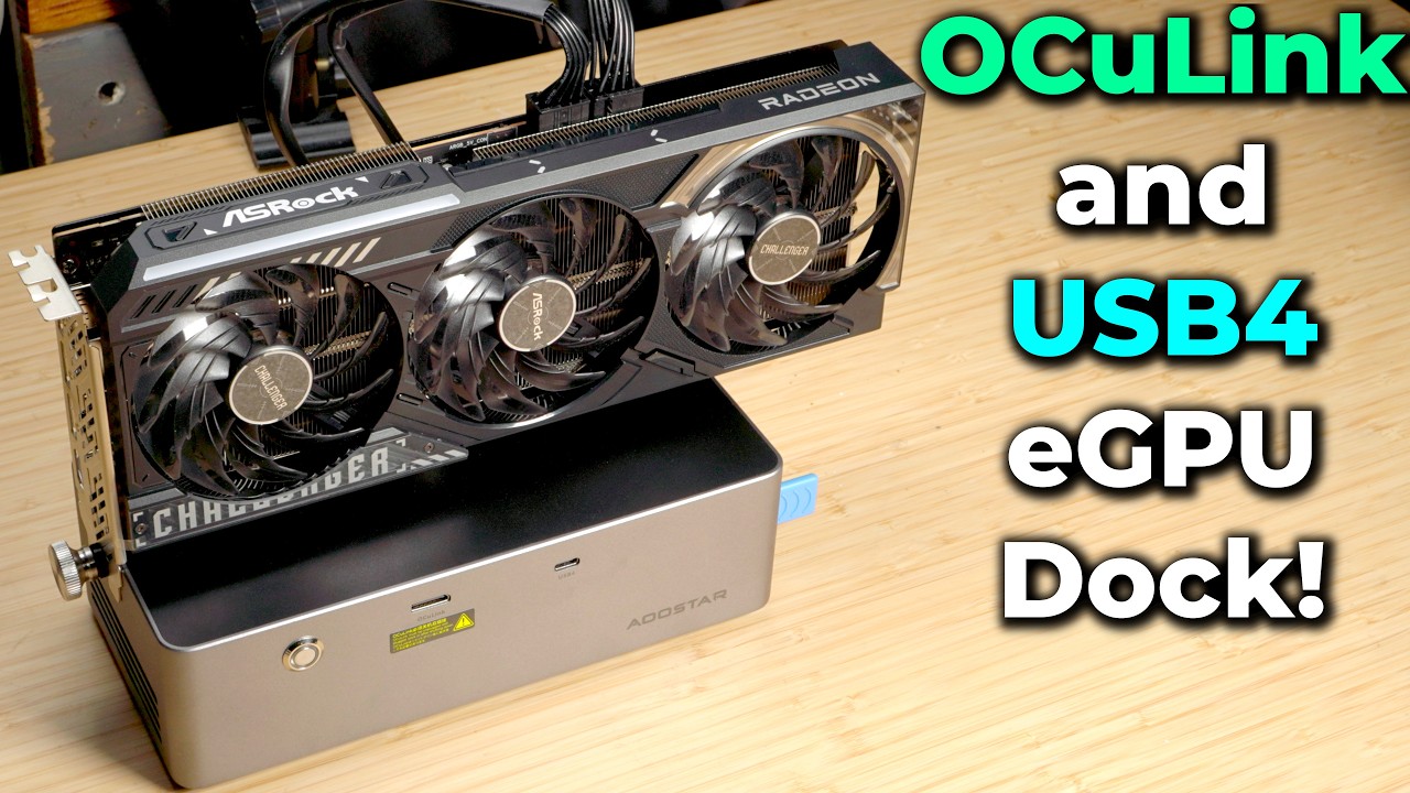 OCuLink & Thunderbolt eGPU Dock?! | AOOSTAR AG02 eGPU Dock - YouTube
