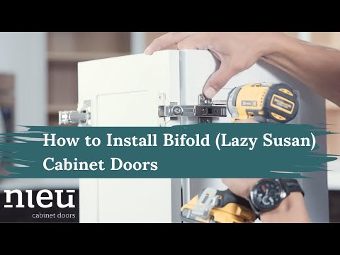 Cabinet Refacing: How to Install Bifold "Lazy Susan" Cabinet Doors