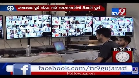 Control room has been set up to monitor vote counting process at L.D Engineering college, Ahmedabad