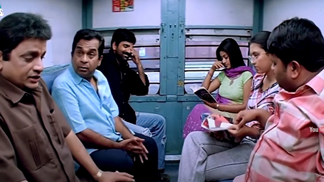 Ravi Teja And Brahmanandam Train Comedy Scene  KiraakVideos