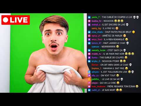 J'ai fais SEMBLANT d'OUBLIER de COUPER MON LIVE !