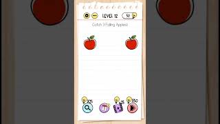 Brain Test Level 12 || Catch 5 Falling Apples! screenshot 3