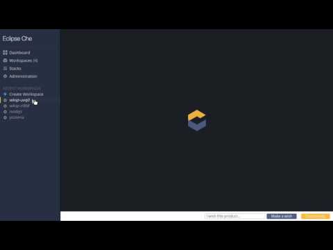 Build EV3RT with Eclipse/Che (1/6 - creating the workspace)