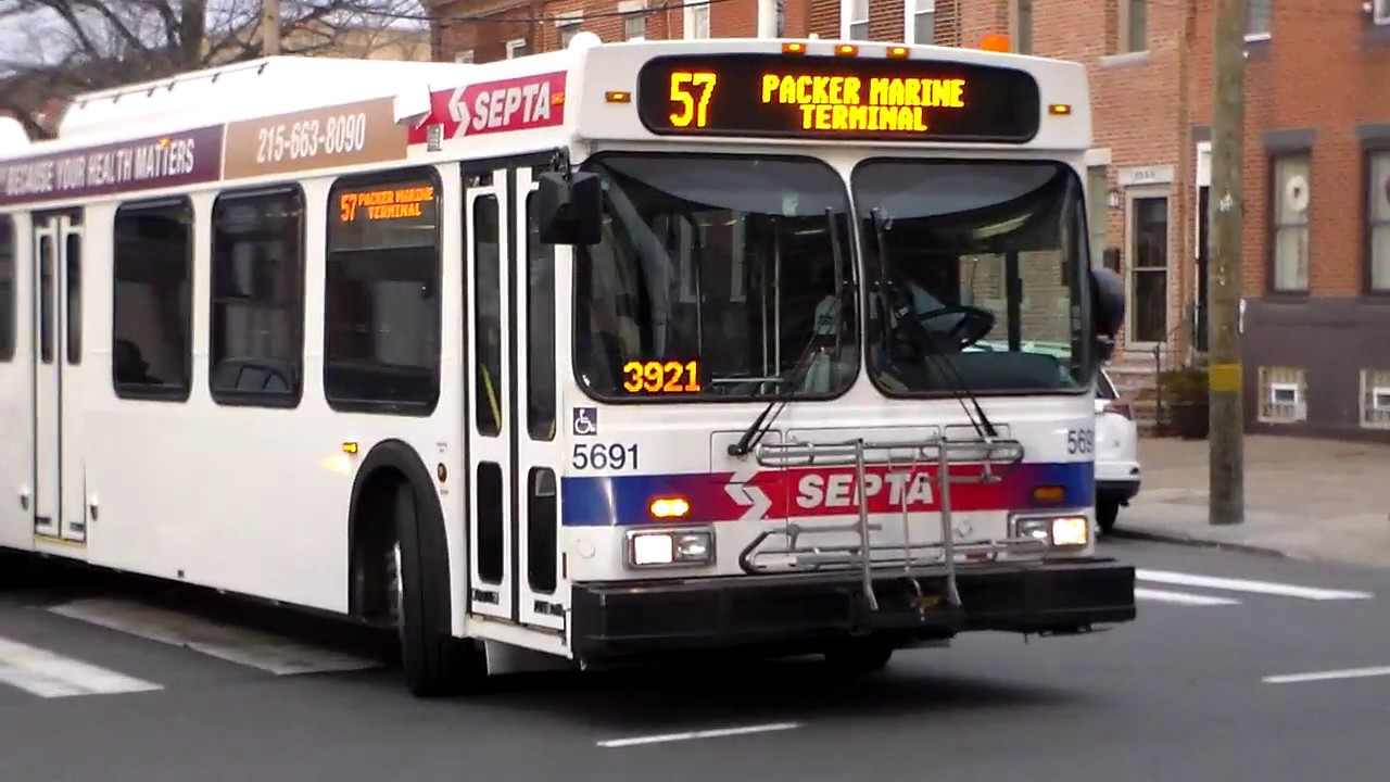 SEPTA BUS NEW FLYER D40LF 5691 ON ROUTE 57 YouTube septa-bus-new-flyer-d40lf-5691-on-route-57-youtube