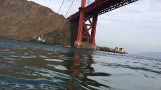 Irina Goes Under The Golden Gate Bridge