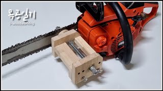 easy chainsaw milling on the spot with a DIY mill guide jig [woodworking]