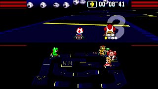 Super Mario Kart Hack: Aim to be a hero \/ in HD 16:9 \/ SNES \/ bsnes