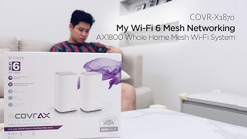 How COVR-X1870 - AX1800 Whole Home Wi-Fi 6 Mesh System perfects my gaming, 4K video experience.