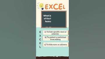 MS EXCEL QUIZ short | Are you an Excel expert?