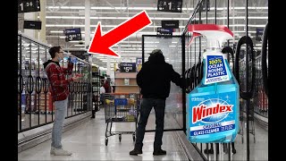 Drinking Windex Prank in Public!