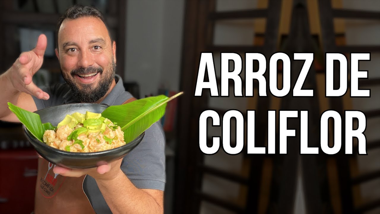 ¡¿Cómo hacer ARROZ DE COLIFLOR Fácil y Saludable?! | Receta Rápida