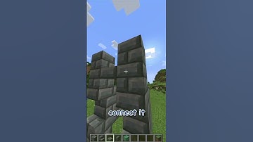 how to build a TUFF and COPPER GRATE wall with NEW BLOCKS in minecraft update 1.21 #shorts