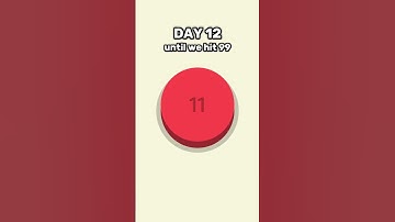 Day 12 | CLICKING this BUTTON until we hit 99😱#shorts