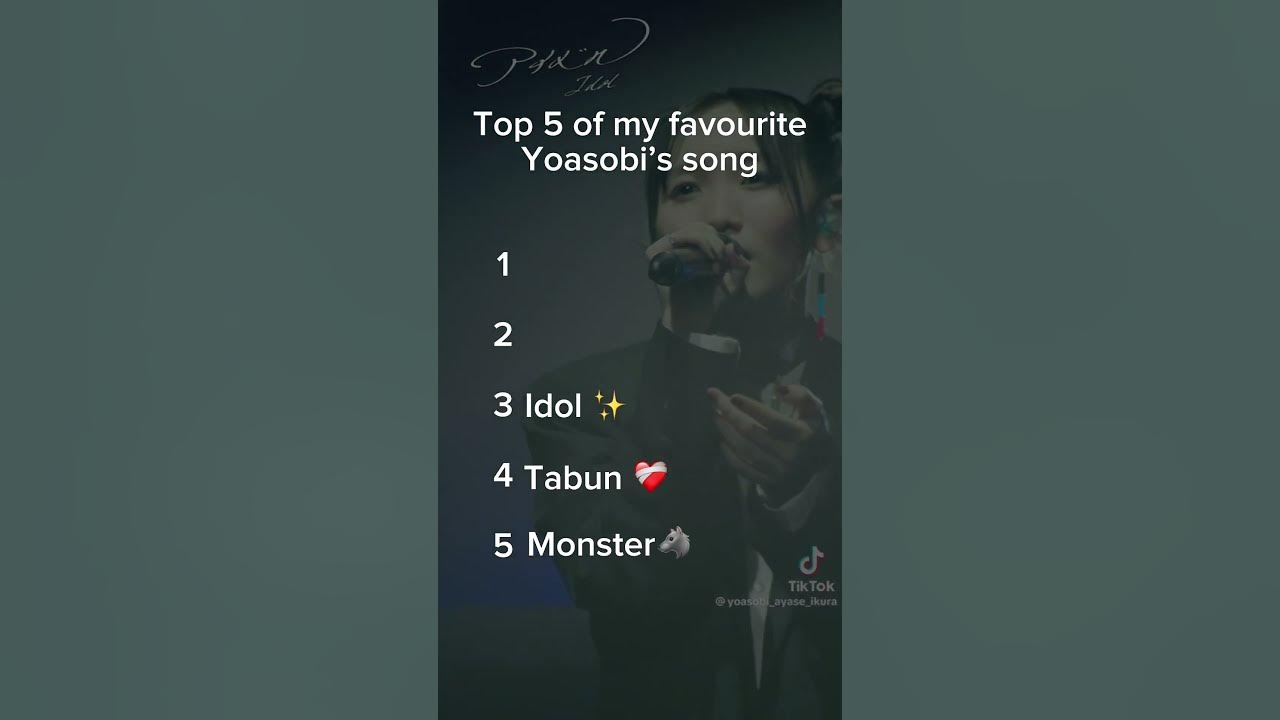 Top 5 of my favorite Yoasobi’s songs #yoasobi #jpop